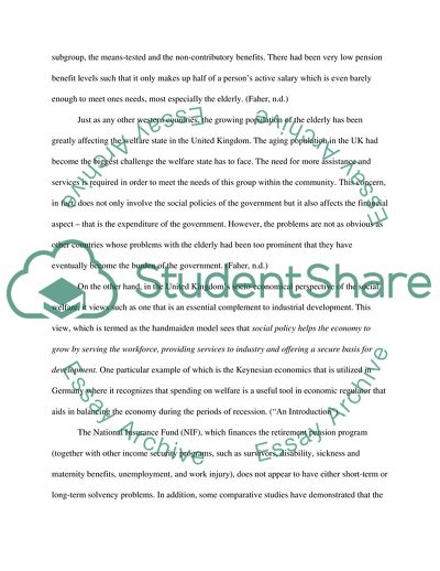 The United Kingdoms Welfare System