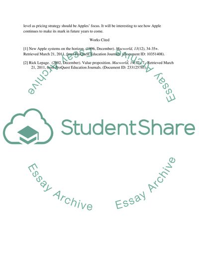 Apples pricing strategy