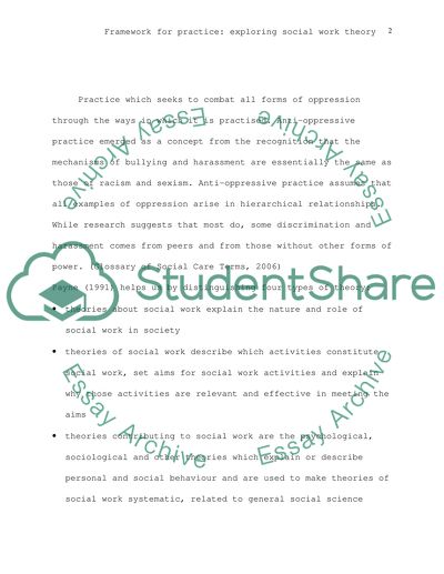 Exploring Social Work Theory