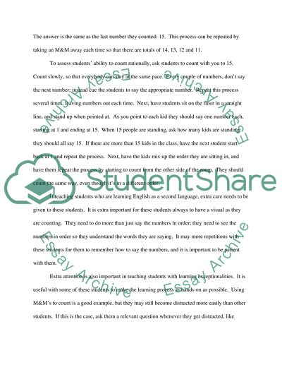 Math Education Skills