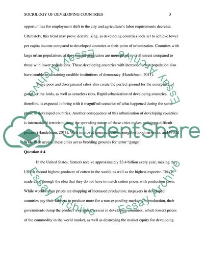 Sociology of Developing Countries