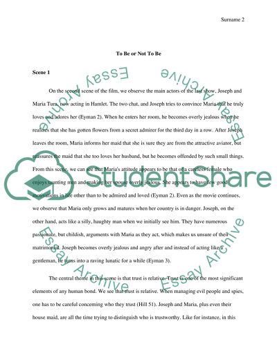 The Role of Hitler with the Humorous Notion of the Film