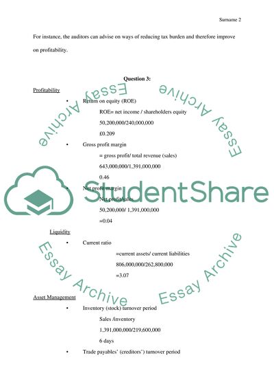 Financial Information