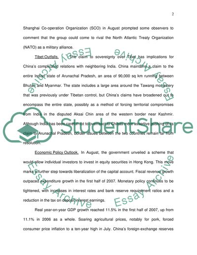 Summary on Russia Country Report