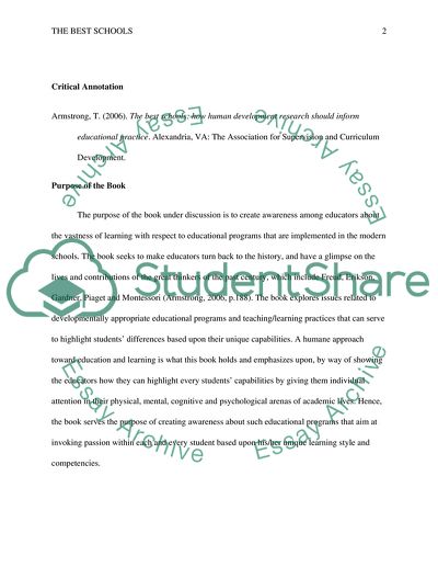 How Human Development Research Should Inform Educational Practice