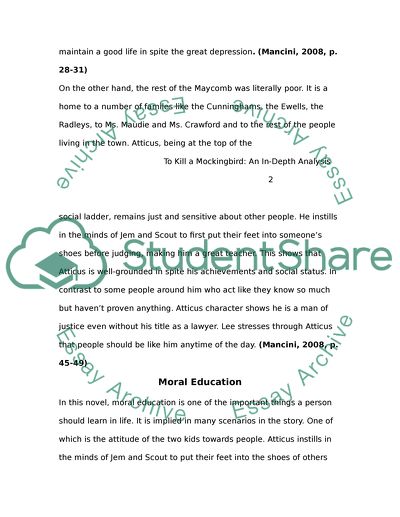 To Kill a Mockingbird