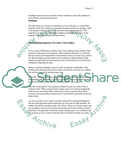 Exhibiting the Management Skills in Respect of People Management