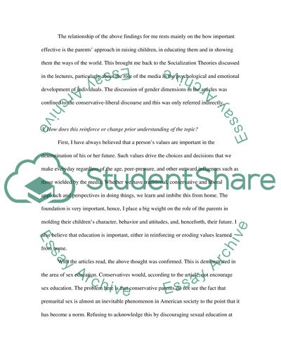 What did you learn from the articles