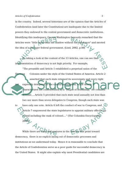 Successful democracy in th US