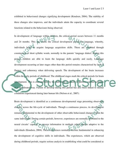 Critical Periods in Development: Joint Attention and Language Development