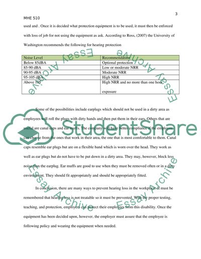 MHE510, Occupational Health and Safety, Mod 3 SLP