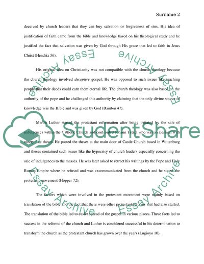 Martin Luther as a Reformist