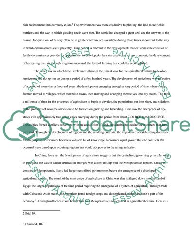 The Development of Agriculture in Mesopotamia