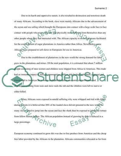 The Slave Coast of West Africa, 1550-1750: the Impact of the Atlantic Slave Trade on an African Society