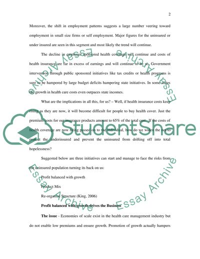Impact ofUuninsured Population