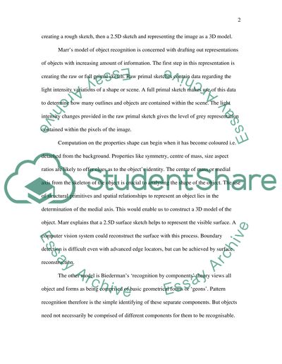 Current Models of Object Recognition to Explain Object Constancy