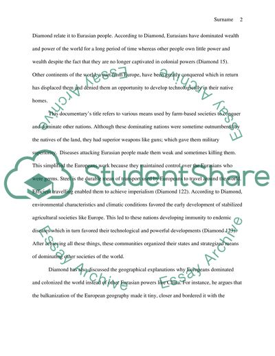 Guns, Germs and Steel: The Fates of Human Societies by Jared Diamond