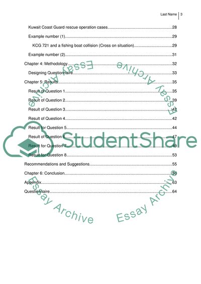 How Can Rescue Operations Be Improved by Kuwait Coast Guard and How Could They Cope with All Weather Conditions