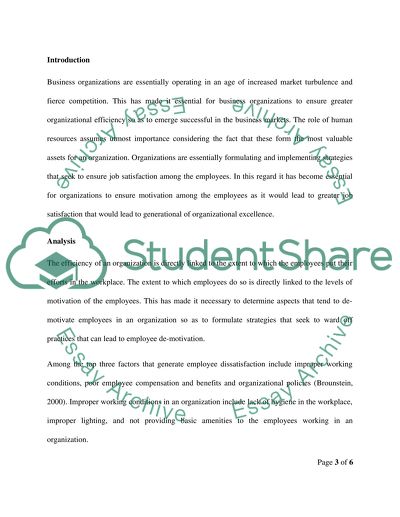 Discuss three factors that explain why employees tend to become unmotivated to do their jobs