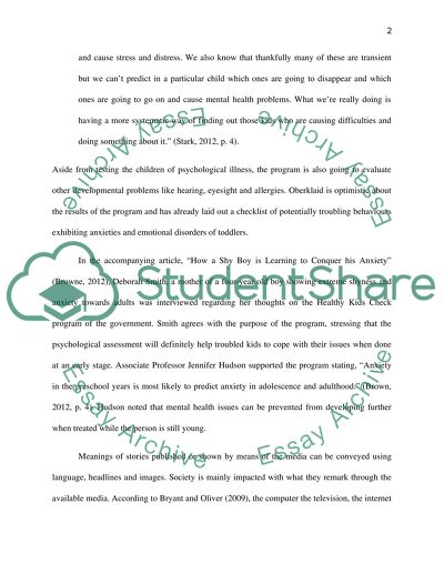 Sociological Concepts of Health Issues in Media