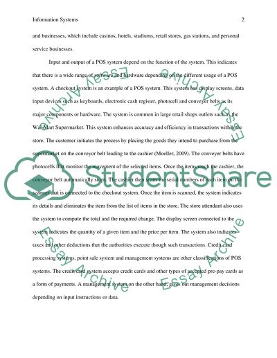 Information Systems - Customer Operated Point Sale System vs Mobile Phone Communication Systems