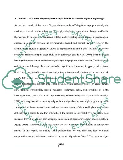 Diseases Based on Physiological Changes Seen with Normal Thyroid Physiology