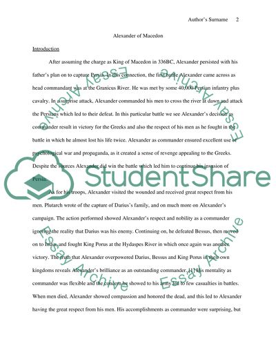 Alexander of Macedon