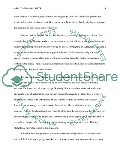 Gadgets essay topics picture