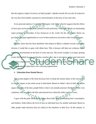 Breaking the chains of psychological slavery