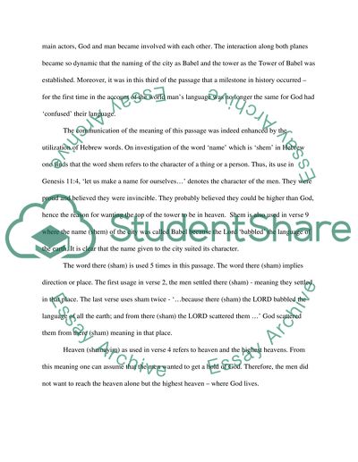 Genesis criticism essay 08 image