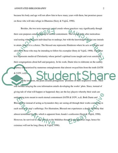 Religion themes in Dantes Inferno and Buddhas instruction texts