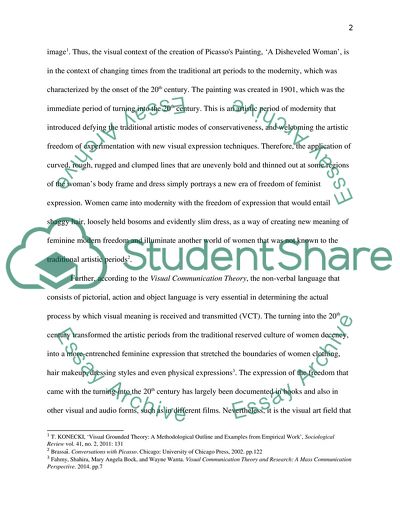 Picassos Painting A Disheveled Woman