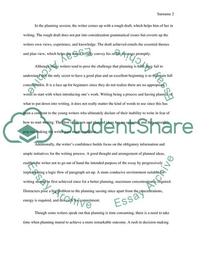 The Essential and Efficient Writing Techniques: Concentration and Submission