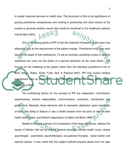 Partnership and Interprofessional Practise