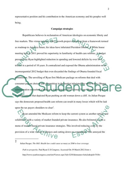 Representative Paul Ryan