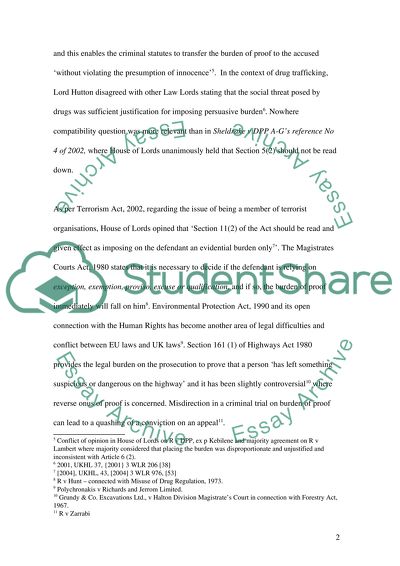 The Effect of the Human Rights Act of 1998 on English Law