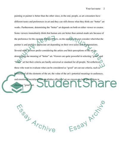 Animals and Humans - All Artists, Depending on Viewers