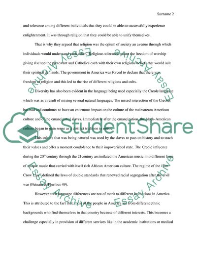 Cultural Diversity in the 21st Century