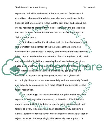 YouTube and the Music Industry