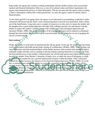 Case Management and Assessment Plan