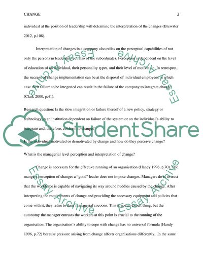 The Role of Individual Employees in Embracing Change