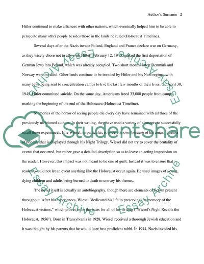 Holocaust War in Literature