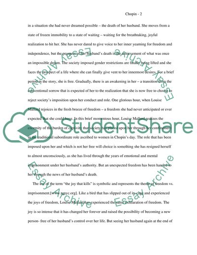 Kate Chopins The Story of an Hour