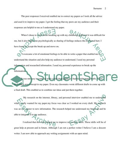 The reflective letter Essay Example | Topics and Well Written Essays