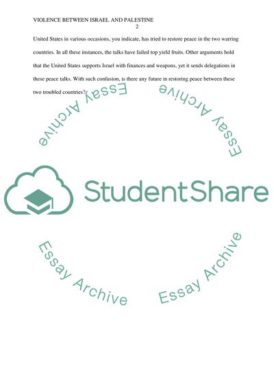 The Problems Facing Palestine and Israel