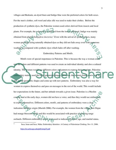 Palestinian embroidery