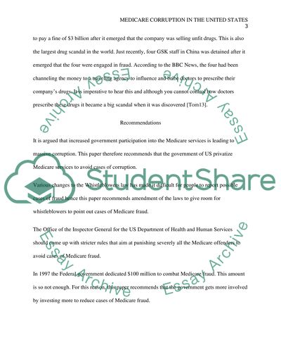 Medicare corruption in the United States