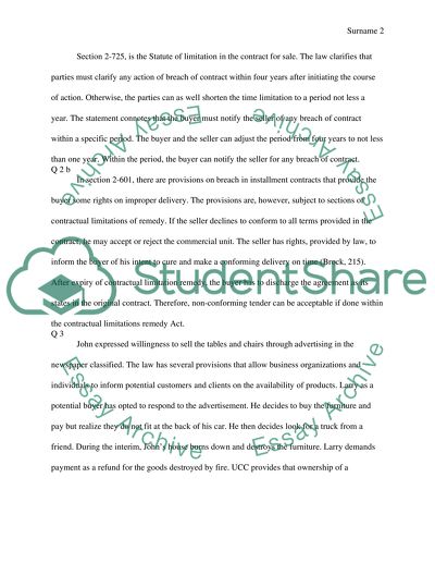 Business Law and Aftersales Management