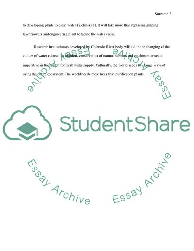 The Colorado River Runs Dry