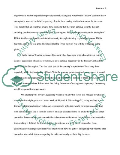 Alternatives Beyond Maximizing the Security Interests of a State